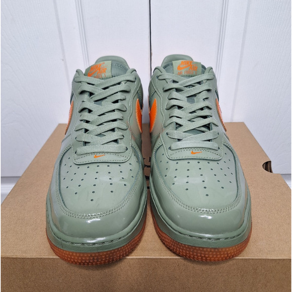 Nike Air Force 1 \'07 Premium Oil Green HJ9118-386 Wet Putty 2.0 size 12